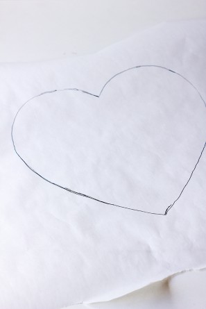 DIY Jeweled Heart Sweatshirt