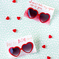 Free Printable Heart Sunglasses Valentines