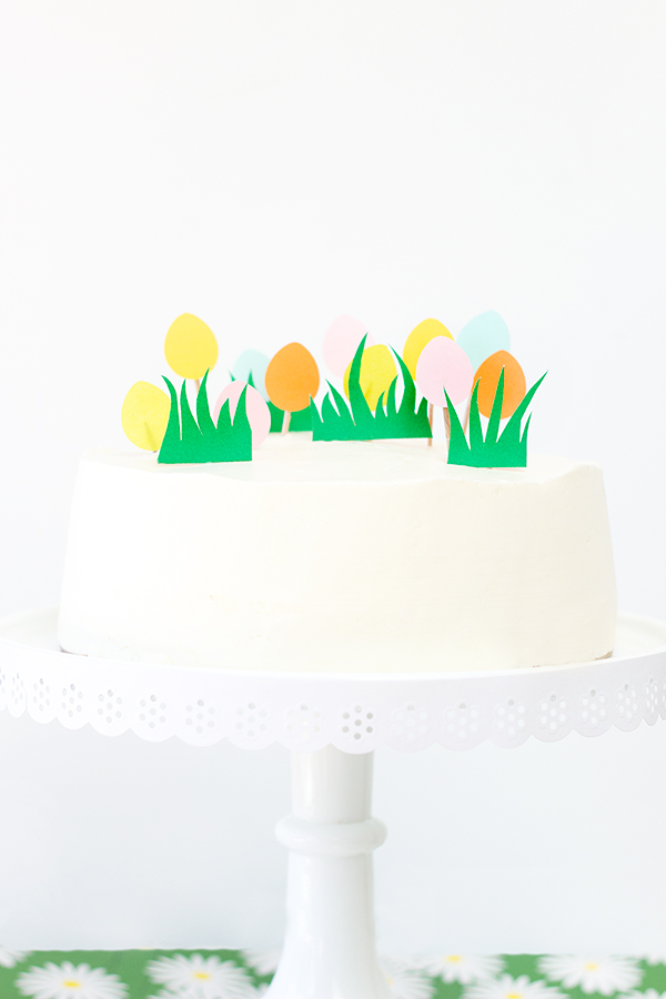 DIY Easter Egg Hunt Cake