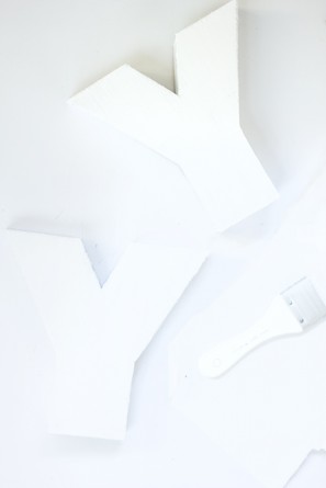 DIY Letter Shaped Boxes