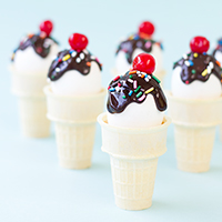 DIY Ice Cream Cone Easter Eggs