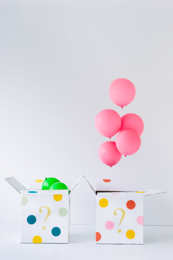 DIY Balloon Gender Reveal