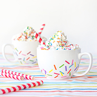 DIY Sprinkle Mugs