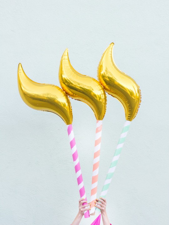 DIY Birthday Candle Balloons