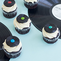 DIY Record Cupcake Toppers