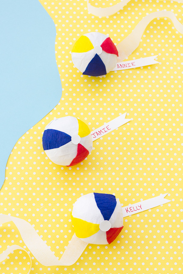 Beach Party DIY Beach Ball Surprise Balls