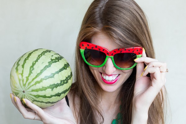 DIY Watermelon Sunglasses