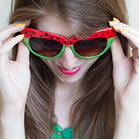 DIY Watermelon Sunglasses