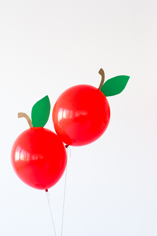 DIY Apple Balloons