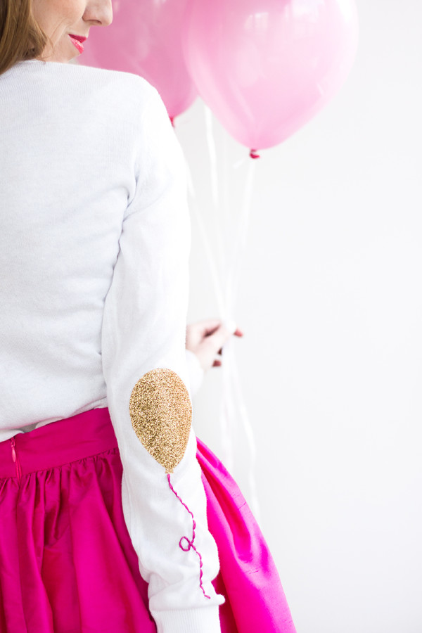DIY Balloon Elbow Patches