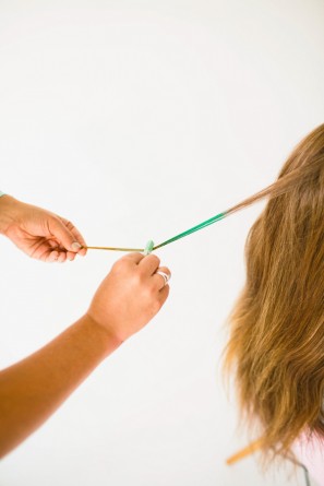 How-to: Hair Chalk for Brunettes