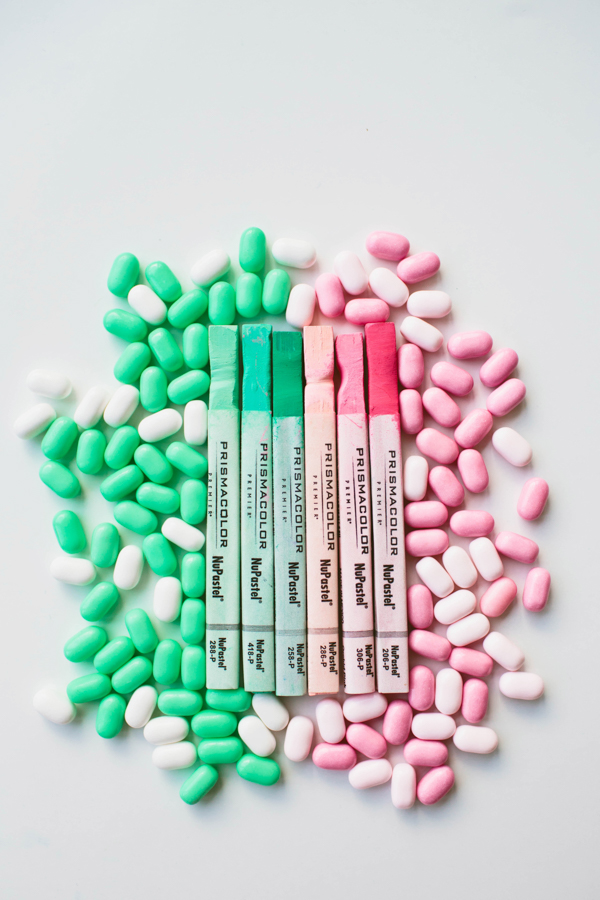 DIY Hair Chalk for Brunettes