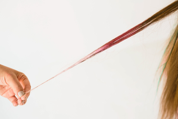 How-to: Hair Chalk for Brunettes