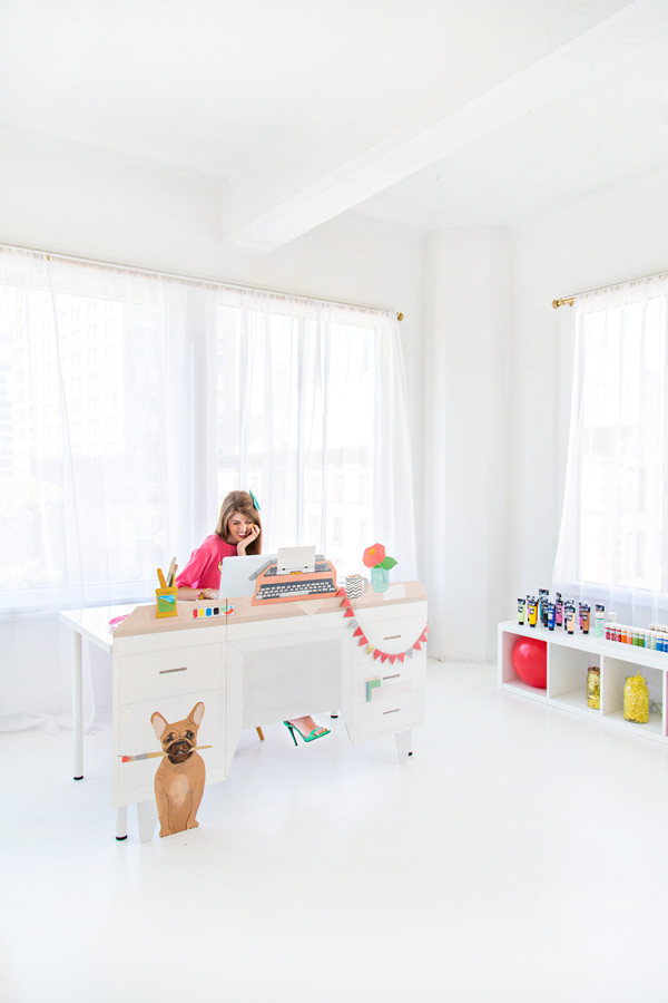 Illustrated Desk