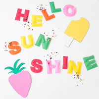 DIY Letter Favor Pouches