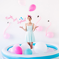 Ready, Set, Splash: A Balloon-Filled Pool Party