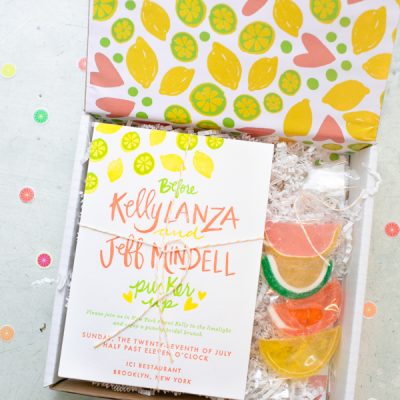Lemon Themed Bridal Shower Citrus Bridal Shower Invitations