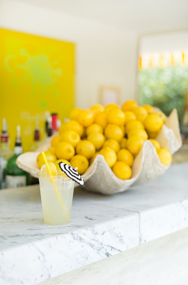 DIY Striped Drink Umbrellas