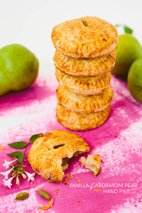 Vanilla-Cardamom Pear Hand Pies