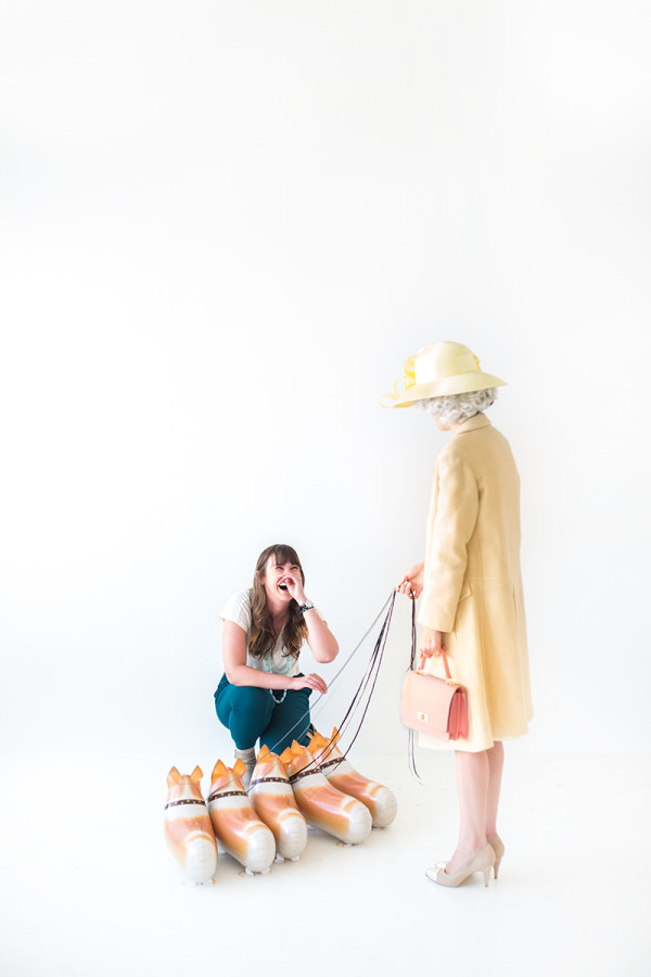 DIY Queen of England Costume