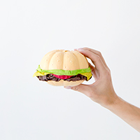 DIY Burger Pumpkins