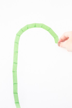 Someone using green tape 