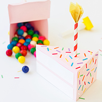 DIY Birthday Cake Box