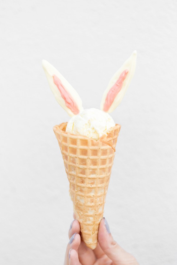 Bunny ears ice cream