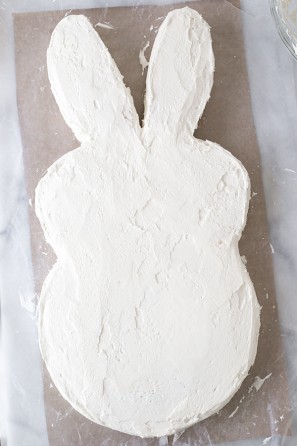 Bunny with frosting on it