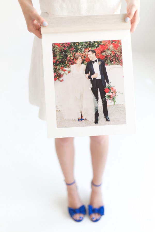 Someone holding a printed photo