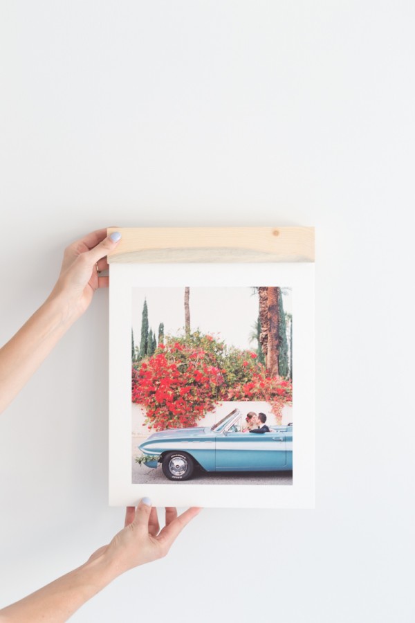 Someone holding a printed photo