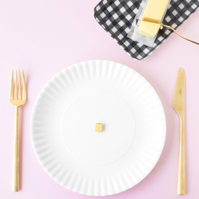 Honey I Shrunk the Food: Four Pranks for April Fools Day Paper plate with utensils