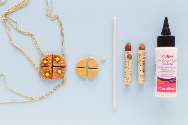 DIY Waffle Friendship Necklaces