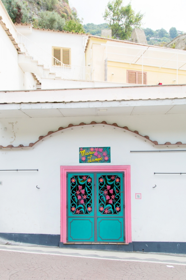 Turquoise doors
