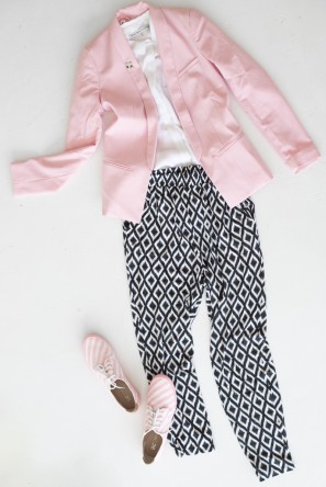 Pink jacket and pants
