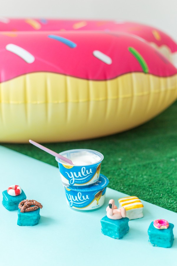 Yogurt and pool floaties