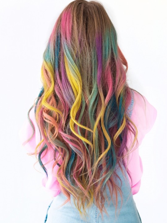 DIY Temporary Colombré Hair