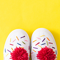 DIY Ice Cream Sneakers