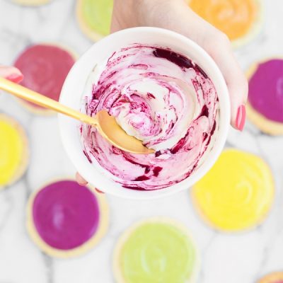 How To Make Bright Natural Food Coloring Cup with pink food in it