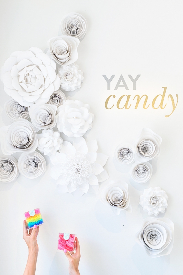 Paper mache flowers