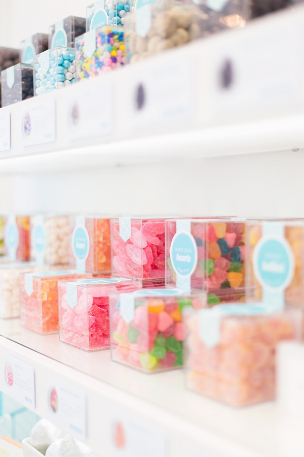 Candy in jars