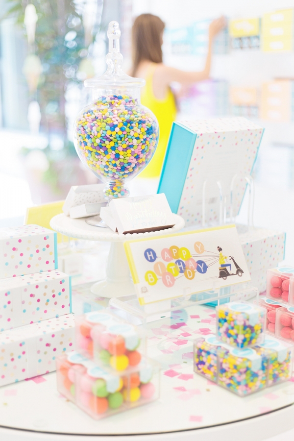 Candy shop with candy and cards