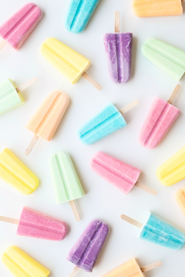 Colorful popsicles
