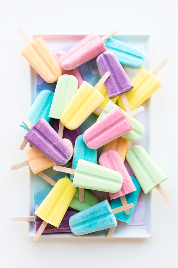 Colorful popsicles