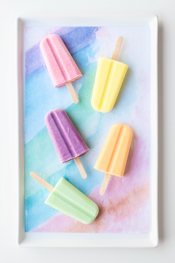 Colorful popsicles