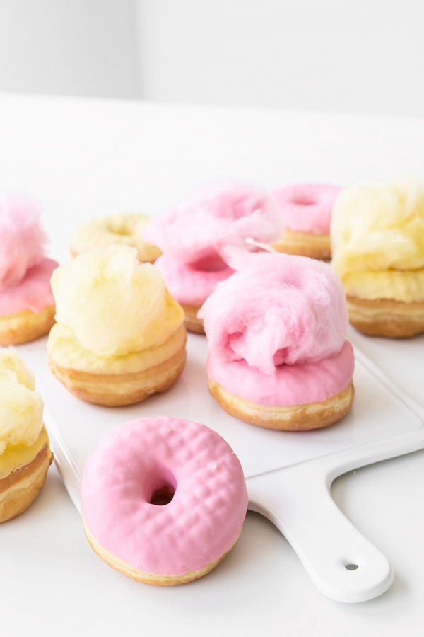 Donuts on a tray