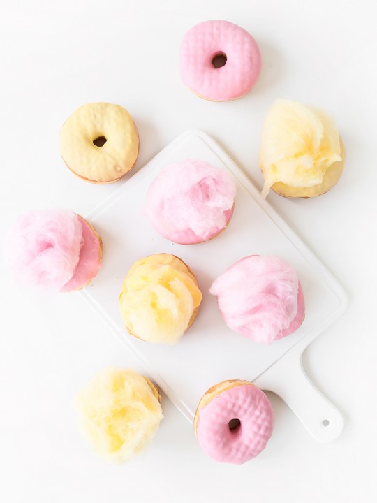Cotton Candy Donuts