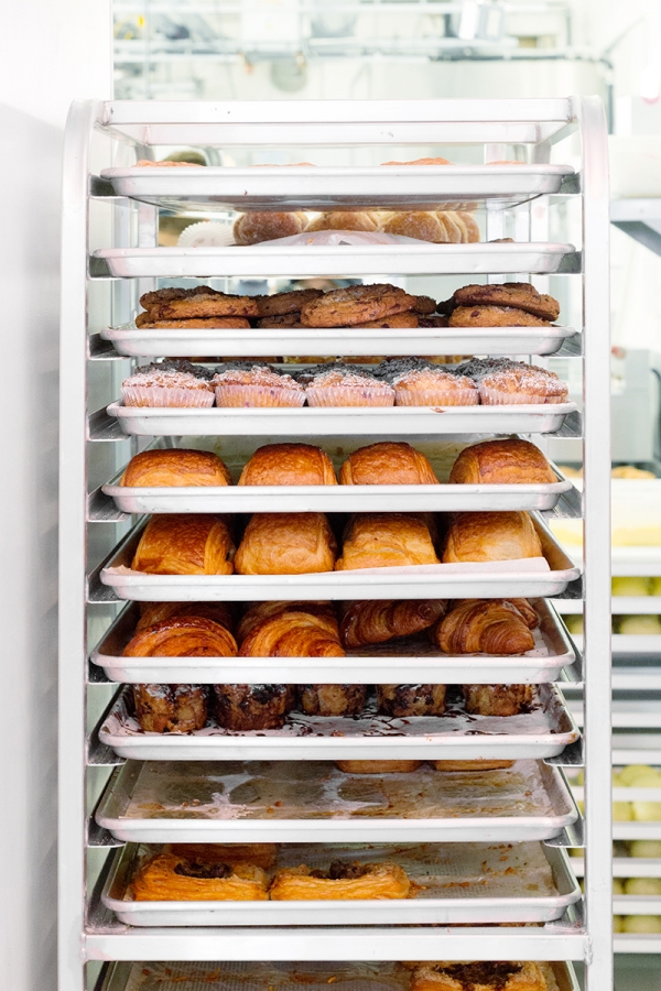 Trays of pastries