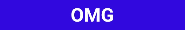 Blue background with white text