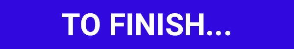 Blue background with white text
